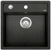 BLANCO DALAGO 5-F szilgránit mosogató dugókiemelővel, fekete 525872