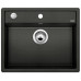 BLANCO DALAGO 6 szilgránit mosogató dugókiemelővel, fekete 525873