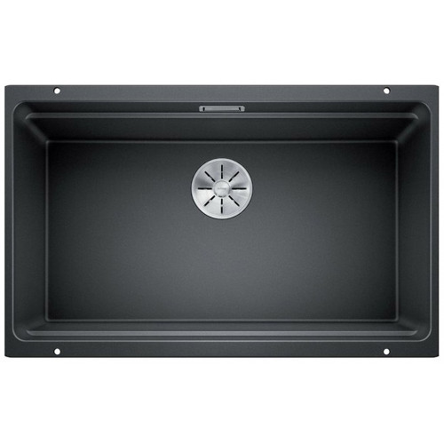 BLANCO ETAGON 700-U InFino szilgránit mosogató, fekete 525891