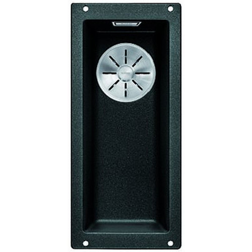BLANCO SUBLINE 160-U InFino szilgránit mosogató, fekete 525981 BLANCO SUBLINE 160-U InFino szilgránit mosogató, fekete 525981