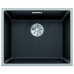 BLANCO SUBLINE 500-IF SteelFrame InFino szilgránit mosogató, fekete 525997