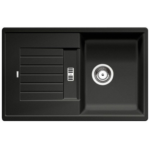 BLANCO ZIA 45 S szilgránit mosogató, fekete 526013