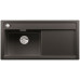 BLANCO ZENAR XL 6 S szilgránit mosogató dugókiemelővel, balos, vágódeszkával,fekete 526058
