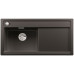 BLANCO ZENAR XL 6 S-F InFino szilgránit mosogató dugókiemelővel, balos, fekete 526065