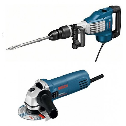 BOSCH GSH 11 VC vésőkalapács SDS-max-szal +GWS 850 C sarokcsiszoló 0615990H32
