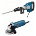 BOSCH GSH 11 VC vésőkalapács SDS-max-szal +GWS 850 C sarokcsiszoló 0615990H32