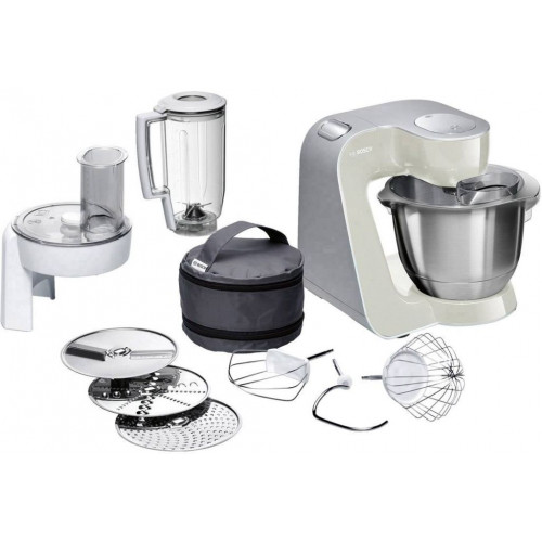 KIÁRUSÍTÁS Bosch MUM5 Konyhai robotgép (1000W/Szürke,Ezüst) MUM58L20 KICSOMAGOLT