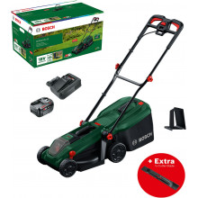 BOSCH ROTAK18V-32 Akkus fűnyíró, extra kés 1x4,0Ah 06008B9P02