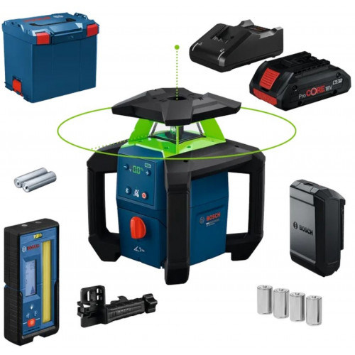BOSCH GRL18V-4-34CVG PROFESSIONAL Építőipari forgólézer 0601061H00 BOSCH GRL18V-4-34CVG PROFESSIONAL Építőipari forgólézer 0601061H00