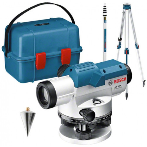 BOSCH GOL 20 D PROFESSIONAL Optikai szintező + BT 160 + GR 500 0601068402
