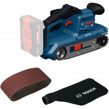BOSCH GBS18V-75 PROFESSIONAL Akkumulátoros szalagcsiszoló, L-BOXX 06012C2001