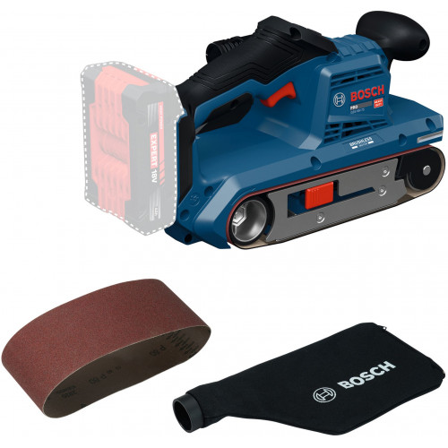 BOSCH GBS18V-75 PROFESSIONAL Akkumulátoros szalagcsiszoló, L-BOXX 06012C2001 BOSCH GBS18V-75 PROFESSIONAL Akkumulátoros szalagcsiszoló, L-BOXX 06012C2001