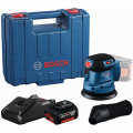 BOSCH GEX 185-LI PROFESSIONAL Akkus excentercsiszoló (18V/1x4,0Ah) koffer 06013A5021