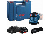 BOSCH GEX 185-LI PROFESSIONAL Akkus excentercsiszoló (18V/1x4,0Ah) koffer 06013A5021