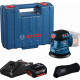 BOSCH GEX 185-LI PROFESSIONAL Akkus excentercsiszoló (18V/1x4,0Ah) koffer 06013A5021