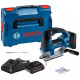 BOSCH GST 18V-155 BC PROFESSIONAL Akkus szúrófűrész (18V/2x4,0Ah) L-BOXX 06015B1002