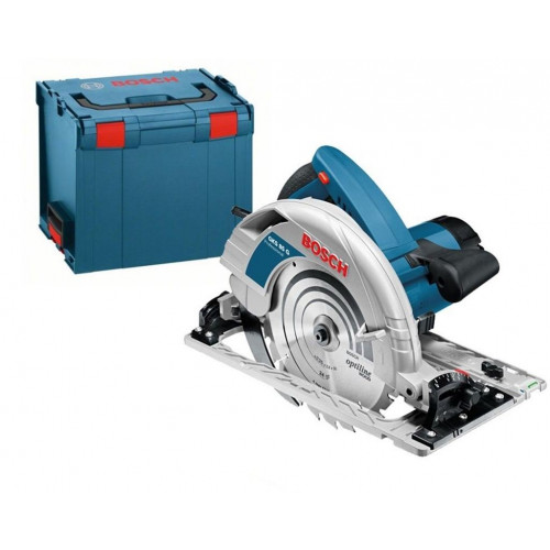 BOSCH GKS 65 GCE kézi körfűrész L-Boxx-ban, FSN 1600 vezetősín nélkül 0601668901 BOSCH GKS 65 GCE kézi körfűrész L-Boxx-ban, FSN 1600 vezetősín nélkül 0601668901
