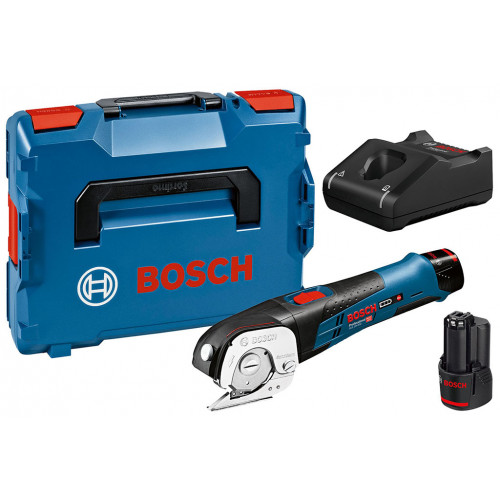 BOSCH GUS 12V-300 PROFESSIONAL Akkus univerzális olló 2x 2,0 Ah 06019B2904