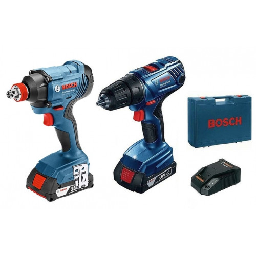 BOSCH GDX 180-Li Akkus ütvecsavarozó + GSR 180-Li Akkus fúró-csavarozók 06019G5222