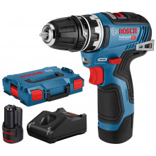 BOSCH GSR 12V-35 FC PROFESSIONAL Akkus fúró-csavarozó (12V/2x3,0Ah) L-BOXX 06019H3001