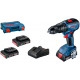 BOSCH GSB 18V-50 PROFESSIONAL Akkus ütvefúró-csavarozó (18V/3x2,0Ah) koffer 06019H5121