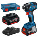 BOSCH GDR 18V-200 PROFESSIONAL Akkus ütvefúró-csavarozó (18V/2x4,0Ah) koffer 06019J2107