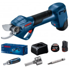 BOSCH PRO PRUNER PROFESSIONAL Akkus metszőolló (2x12V/3,0Ah) 06019K1021