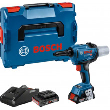 BOSCH GRG 18V-16 C PROFESSIONAL Akkus szegecshúzó pisztoly, 2× 2,0 Ah, L-BOXX 06019K5020
