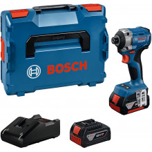 BOSCH GDR 18V-215 PROFESSIONAL Ütvefúró-csavarozóg, 2x GBA 4.0Ah, L-BOXX 06019N2002