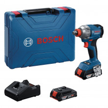 BOSCH GDX 18V-285 PROFESSIONAL Akkus ütvecsavarozó, 2x GBA 18V 2.0Ah, 06019N2122
