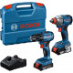 BOSCH GDX 18V-285 + GSR 185-LI + 2x2,0Ah + GAL 18V-20 + tok Professional 06019N2123