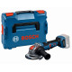 BOSCH GWX18V-11PS PROFESSIONAL Sarokcsiszoló X-LOCK rendszerrel, L-BOXX 06019N4400