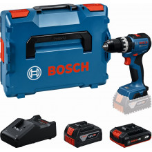 BOSCH GSB18V-52 PROFESSIONAL Akkus ütvefúró/-csavarozó, 2,0Ah+4,0Ah,L-BOXX 06019S0122