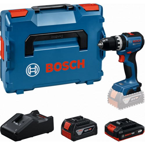 BOSCH GSB18V-52 PROFESSIONAL Akkus ütvefúró/-csavarozó, 2,0Ah+4,0Ah,L-BOXX 06019S0122 BOSCH GSB18V-52 PROFESSIONAL Akkus ütvefúró/-csavarozó, 2,0Ah+4,0Ah,L-BOXX 06019S0122