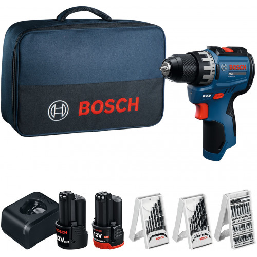 BOSCH GSR12V-31 PROFESSIONAL Akkus fúrócsavarozó, 12V/2,0+3,0Ah, táska 06019S6005 BOSCH GSR12V-31 PROFESSIONAL Akkus fúrócsavarozó, 12V/2,0+3,0Ah, táska 06019S6005