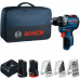 BOSCH GSR12V-31 PROFESSIONAL Akkus fúrócsavarozó, 12V/2,0+3,0Ah, táska 06019S6005