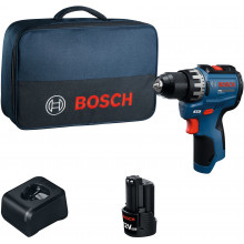 BOSCH GSR12V-31 PROFESSIONAL Akkus fúrócsavarozó, 12V/2,0Ah, táska 06019S6012