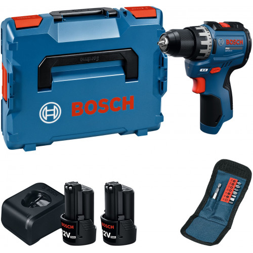 BOSCH GSR12V-31 PROFESSIONAL Akkus fúrócsavarozó, 2x 12V/2,0Ah, L-BOXX 06019S6013 BOSCH GSR12V-31 PROFESSIONAL Akkus fúrócsavarozó, 2x 12V/2,0Ah, L-BOXX 06019S6013