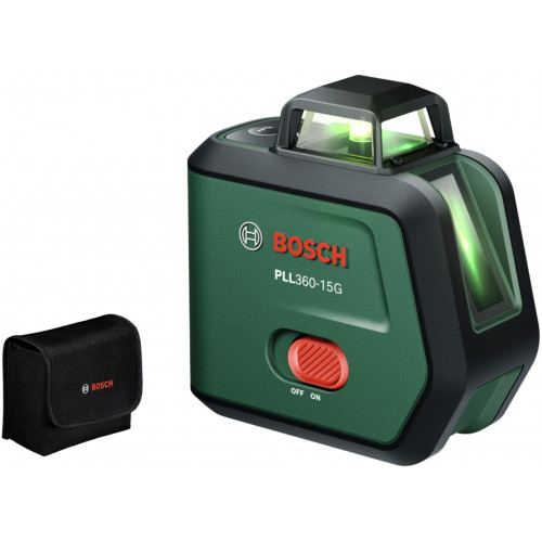 BOSCH PLL360-15G UNI Keresztvonalas szintezőlézer 0603663K00 BOSCH PLL360-15G UNI Keresztvonalas szintezőlézer 0603663K00