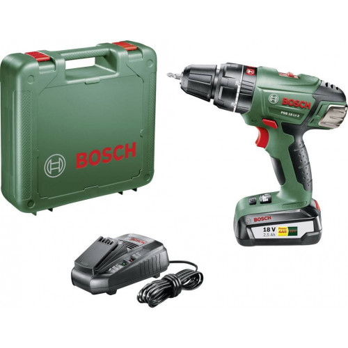 BOSCH PSB 18 LI-2 akkus ütvefúró-csavarozó(1xaku 2,5Ah 18V) 060398230B