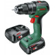 BOSCH UniversalImpact 18V-60(2x2,0Ah)+ Akkus kétfokozatú ütvefúró-csavarozógép 06039D7102