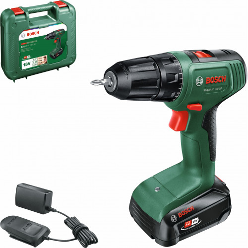 BOSCH EasyDrill 18V-38 (1x 1,5 Ah) + AL18V-20 Akkus fúrócsavarozó 06039D8003