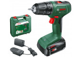 BOSCH EasyDrill 18V-40 (1x 2 Ah) + AL18V-20 Akkus kétfokozatú fúrócsavarozó 06039D8004