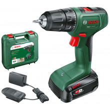 BOSCH EasyDrill 18V-40 (1x 2 Ah) + AL18V-20 Akkus kétfokozatú fúrócsavarozó 06039D8004