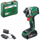BOSCH UID 18V-210 Ütvecsavarozó 1× 2,0 Ah akkumulátorral és töltővel 06039E7000