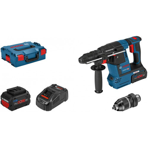 BOSCH GBH 18V-26F PROFESSIONAL SDS-Plus Akkus fúrókalapács (18V/2x5,5Ah) 061191000F