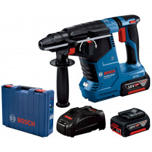 BOSCH GBH 187-LI PROFESSIONAL Akkus fúrókalapács, 2x 5.0 Ah Li-Ion, GAL 1880 0611923021