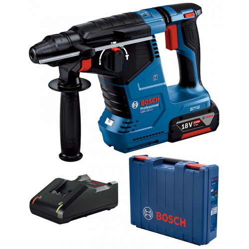 BOSCH GBH 187-LI PROFESSIONAL Akkus fúrókalapács SDS-Plus, 1x 5.0 Ah, GAL 8V-40 0611923022