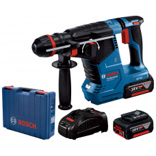 BOSCH GBH 187-LI PROFESSIONAL Fúrókalapács2x 5.0Ah, GAL 1880, One Chuck 0611923121