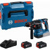 BOSCH GBH 18V-22 X PROFESSIONAL Fúrókalapács ONECHUCK tokmánnyal, 2×GBA 4.0Ah 0611924101